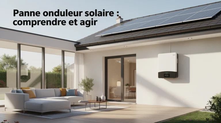 panne onduleur solaire