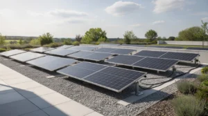 panneaux photovoltaïques au sol