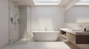 panneaux solaires salle de bains